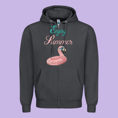 Enjoy Summer Zipper Hoodie Designed By Bettercallsaul