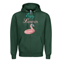Sports Green Enjoy Summer Zipper Hoodie - Bettercallsaul