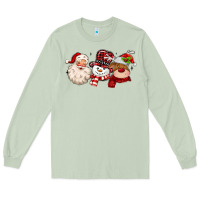 Matcha santa snowman reindeer Long Sleeve Tee - MaliasSmallBusiness