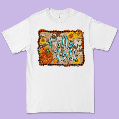 Hello Fall Premium Tee Designed By Adodesignshop