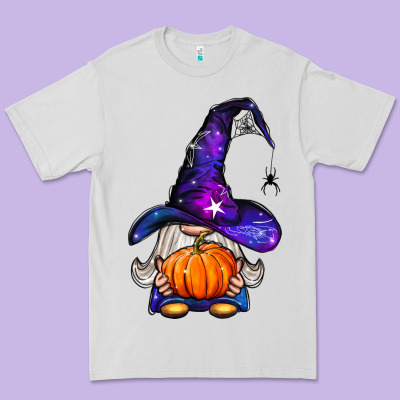 Witch Gnome With Pumpkin Premium Tee Designed By Bundleandbundleshop