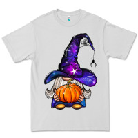 Dove Grey witch gnome with pumpkin Premium Tee - BundleAndBundleShop