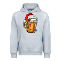 Heather Grey christmas beer Urban Hoodie - FaDigitalArtStudio
