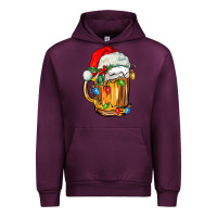 Mauve Wine christmas beer Urban Hoodie - FaDigitalArtStudio