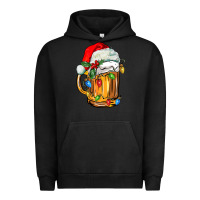 Pigment Black christmas beer Urban Hoodie - FaDigitalArtStudio