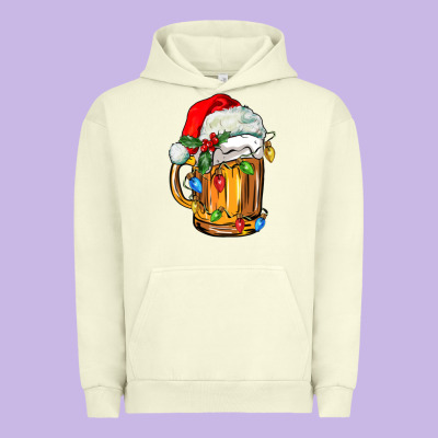Christmas Beer Urban Hoodie Designed By Fadigitalartstudio
