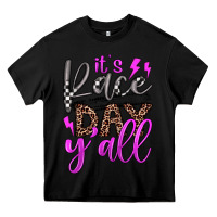 Black it's race day y'all Heavy Core Tee - JahusDesignShop