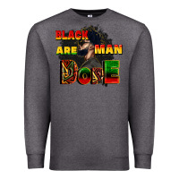 Charcoal Heather black man are dope Premium Sweatshirt - CowGirlArtShop