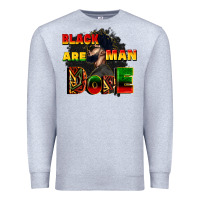 Heather Grey black man are dope Premium Sweatshirt - CowGirlArtShop