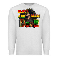 Oatmeal Heather black man are dope Premium Sweatshirt - CowGirlArtShop