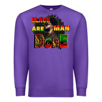 Purple black man are dope Premium Sweatshirt - CowGirlArtShop