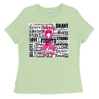 Matcha breast cancer nobody fights alone Ladies Tee - JahusDesignShop