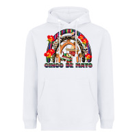 White cinco de mayo rainbow Heavyweight Hoodie - CowGirlArtShop