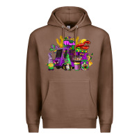 Chestnut mardi gras gnome truck Premium Hoodie - CowGirlArtShop