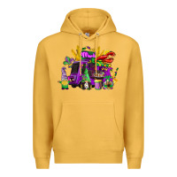 Mustard mardi gras gnome truck Premium Hoodie - CowGirlArtShop