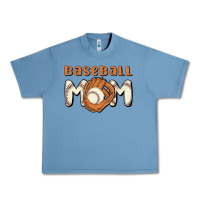 Pebble Blue baseball mom Urban Heavy Tee - MaliasSmallBusiness