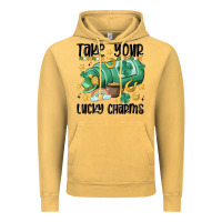 Vintage Mustard take your lucky charms Vintage Hoodie - MaliasSmallBusiness
