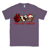 Lavender peace love christmas Classic Tee - JahusDesignShop