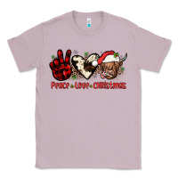 Lilac peace love christmas Classic Tee - JahusDesignShop