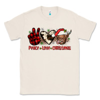Natural peace love christmas Classic Tee - JahusDesignShop