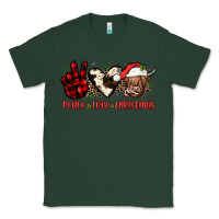Sports Green peace love christmas Classic Tee - JahusDesignShop
