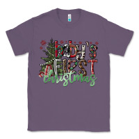Lavender Baby's First Christmas Classic Tee - CowhideDigitalArt