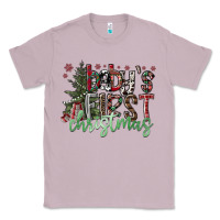 Lilac Baby's First Christmas Classic Tee - CowhideDigitalArt