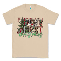 Mushroom Baby's First Christmas Classic Tee - CowhideDigitalArt