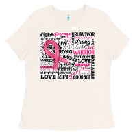 Bone breast cancer ribbon Ladies Tee - JahusDesignShop