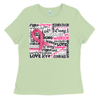 Matcha breast cancer ribbon Ladies Tee - JahusDesignShop