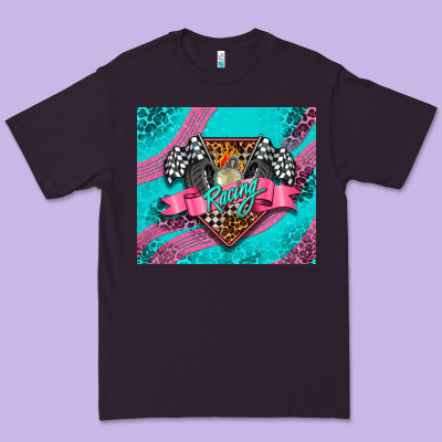 Racing Pink Tumbler Premium Tee Designed By Adodesignshop