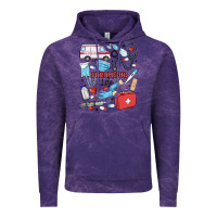 Cloud Purple can't talk right now doing paramedic stuff Vintage Hoodie - MaliasSmallBusiness