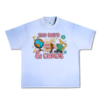 Grape Ice 100 days of coffe and chaos Urban Heavy Tee - MaliasSmallBusiness