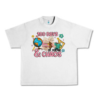 Lunar Rock 100 days of coffe and chaos Urban Heavy Tee - MaliasSmallBusiness