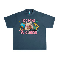 Midnight Navy 100 days of coffe and chaos Urban Heavy Tee - MaliasSmallBusiness
