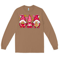 Toasted Coconut Pink Christmas gnomes Long Sleeve Tee - NancyCooperArtShop