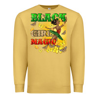 Antique Gold black girl magic Premium Sweatshirt - CowGirlArtShop