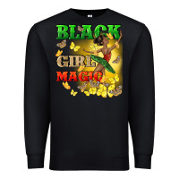 Black black girl magic Premium Sweatshirt - CowGirlArtShop