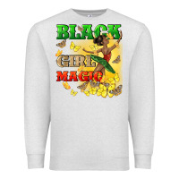 Oatmeal Heather black girl magic Premium Sweatshirt - CowGirlArtShop