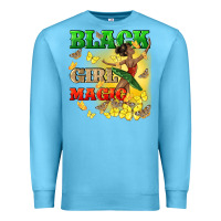 Ocean Blue black girl magic Premium Sweatshirt - CowGirlArtShop