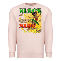Pale Pink black girl magic Premium Sweatshirt - CowGirlArtShop