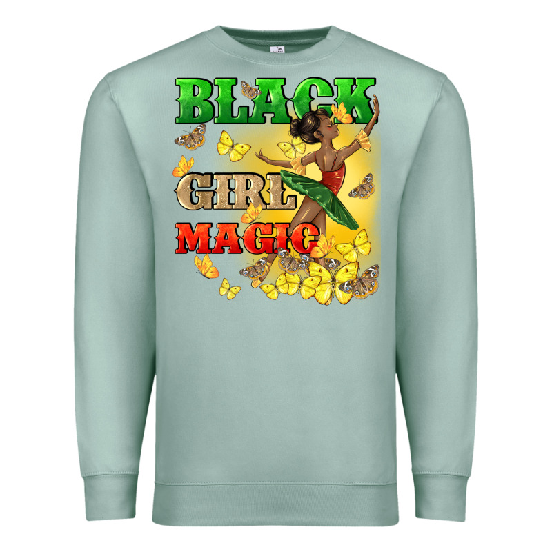 Black Girl Magic Premium Sweatshirt by CowGirlArtShop | Teevron