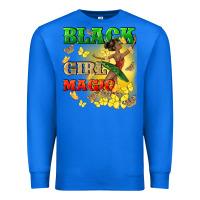 True Royal black girl magic Premium Sweatshirt - CowGirlArtShop