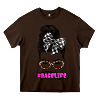 Chocolate Brown racelife Heavy Core Tee - JahusDesignShop