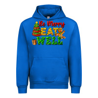 Cobalt be merry eat well Urban Hoodie - FaDigitalArtStudio