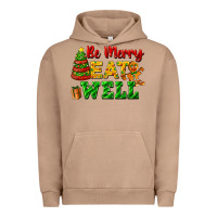 Pigment Burro be merry eat well Urban Hoodie - FaDigitalArtStudio