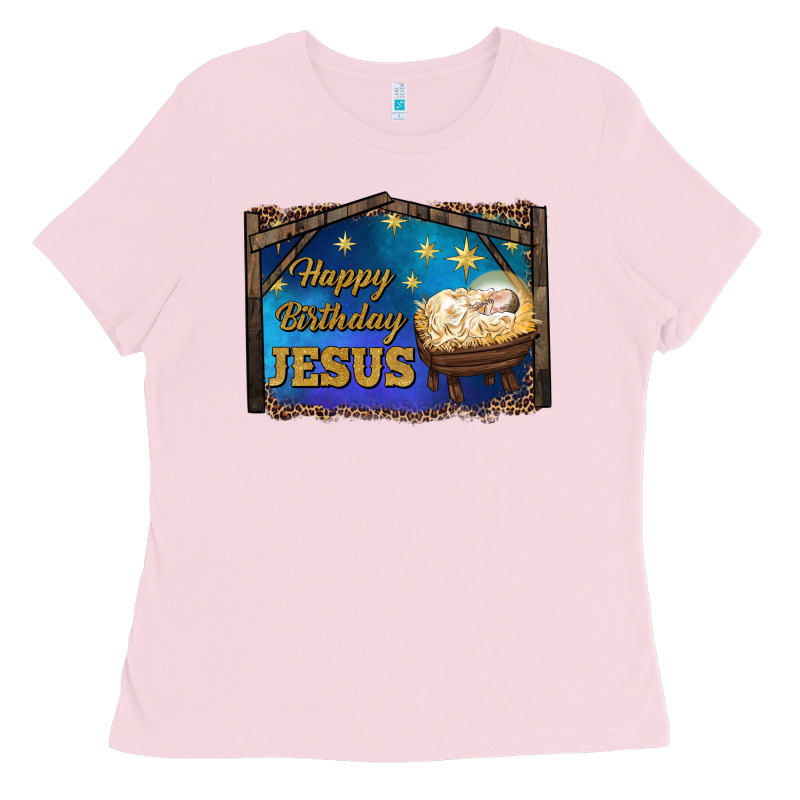 Happy Birthday Jesus Ladies Tee by RanaPortraitStore | Teevron