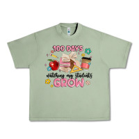 Oil Green 100 days of watching my students grow Urban Heavy Tee - MaliasSmallBusiness