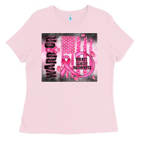 Bubblegum Pink breast cancer Ladies Tee - JahusDesignShop