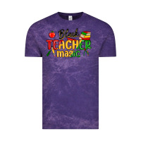 Cloud Purple black teacher magic juneteenth Vintage Tee - MaliasSmallBusiness
